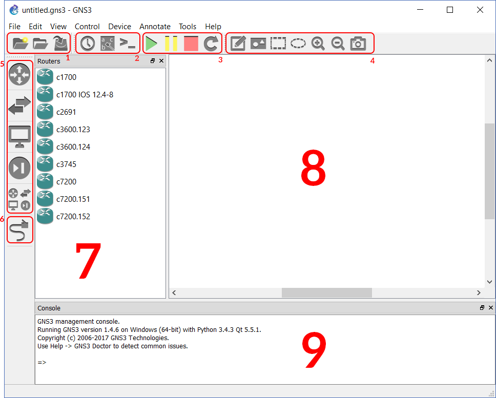 In this GNS3 tutorial, we explain how to use the GNS3 interface