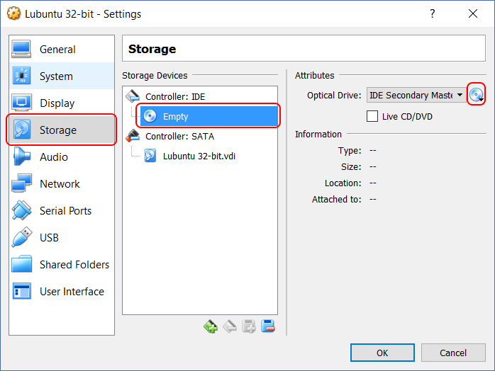 Select the ISO file for your VM in GNS3