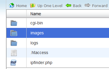 Upload an image that you will use to hack IP addresses