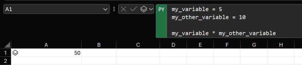Each variable stores a different value, and you can use the variable name instead of the value itself